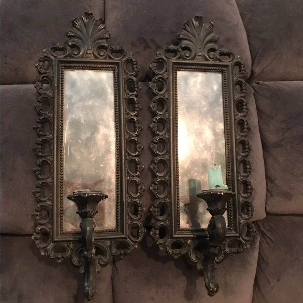 COPY - Vintage antique mirrors sconces